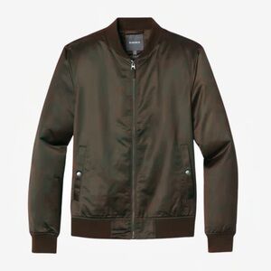 Bonobos Men's Sleek Forrest GreenVarsity Jacket